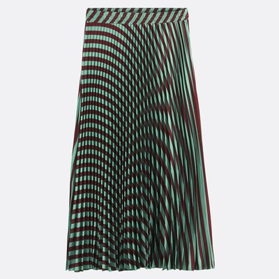 Jupe rayée plissée, longue LA REDOUTE COLLECTIONS