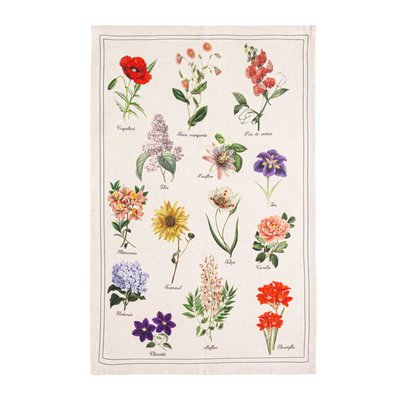 Torchon en métis imprimé, HERBIER COUCKE