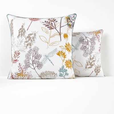 Taie d’oreiller percale de coton, Botanique LA REDOUTE INTERIEURS