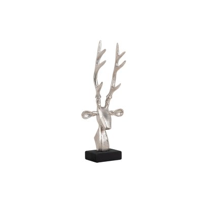 Ornement Aluminium REINDEER HEAD PRESENT TIME