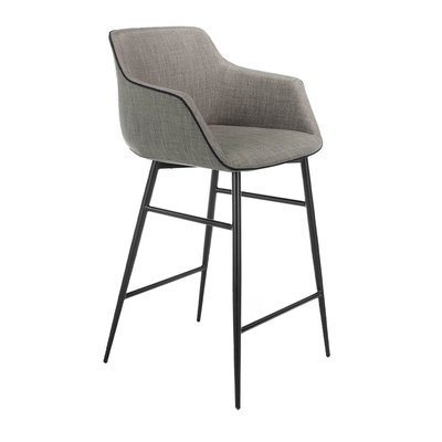 Tabouret en tissu et acier ANGEL CERDA