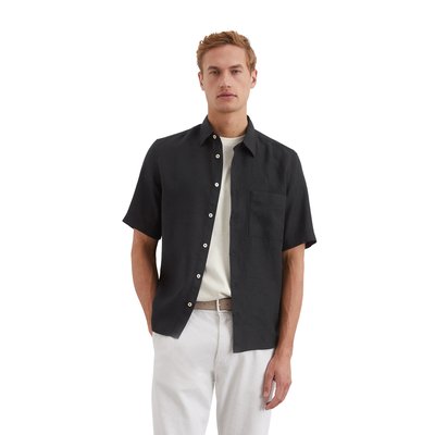 Chemise à manches courtes regular en pur lin MARC O'POLO
