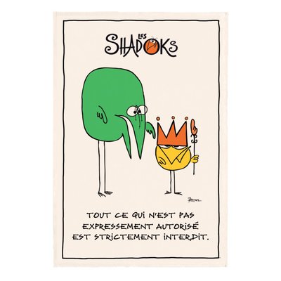 Torchon Shadoks Les interdits WINKLER