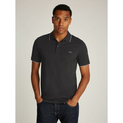 Poloshirt aus Stretch-Pikee, Slim-Fit CALVIN KLEIN