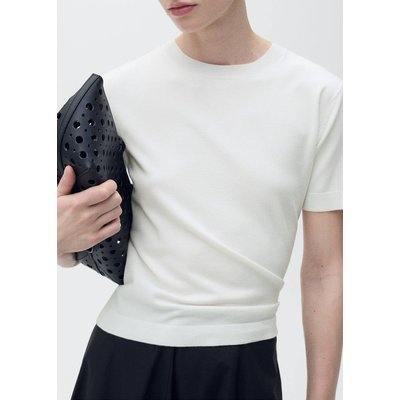 Pull-over maille fine manches courtes MANGO