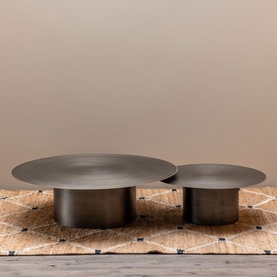 Set de 2 tables basses en ferCalgary Chehoma CHEHOMA
