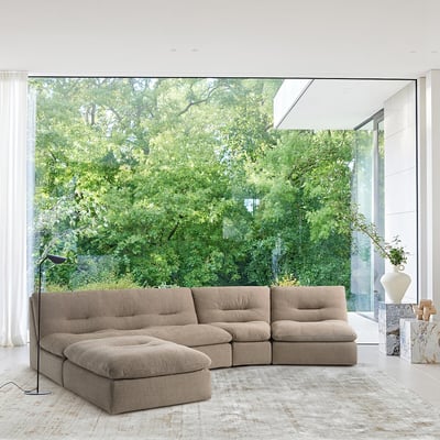 Angle modulable, en toile chinée, GIULIANO AM.PM