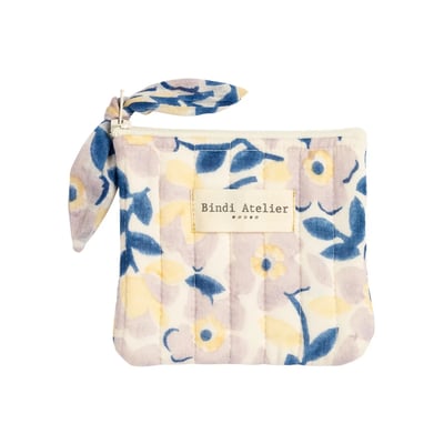 Porte-monnaie en coton Amelia BINDI ATELIER