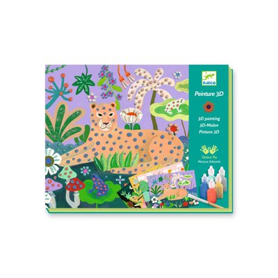 Peinture - Forêt tropicale DJECO