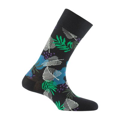Mi-chaussettes all over jungle MADE IN FRANCE KINDY