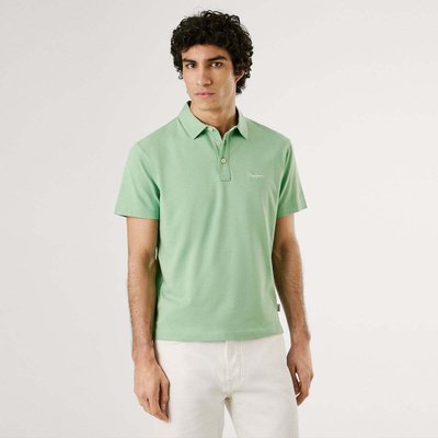 Polo Coupe Slim À Logo Brodé PEPE JEANS