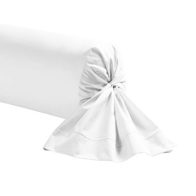 Taie de traversin unie en coton, Made in France, LES UNIS ORIGIN