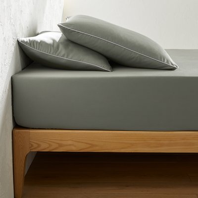Drap-housse satin de coton bonnet 30 cm, Bérénice EMMA X LA REDOUTE INTERIEURS 
