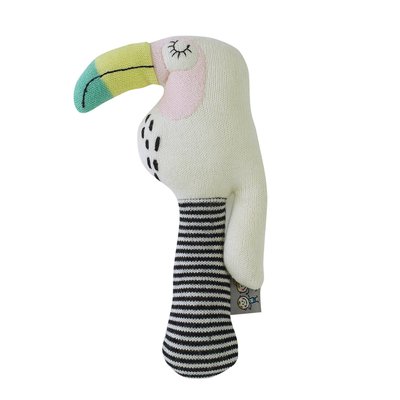Hochet tricoté en coton bio TRICOT SEVIRA KIDS