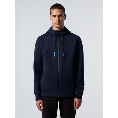 Sweat à capuche entièrement zippé en interlock NORTH SAILS