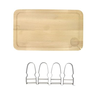 Lot de 2 Planches à découper et 4 éplucheurs GOURMET ÉDITION FM PROFESSIONAL