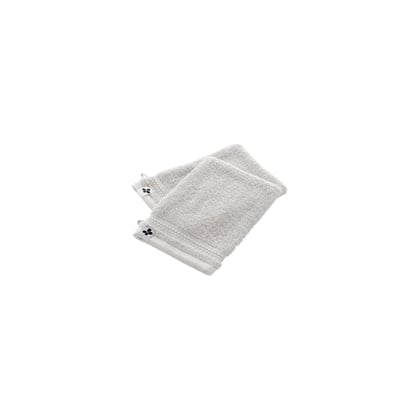 Lot de 2 gants de toilette Garance bleu minuit 15 x 21 cm EDEN