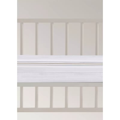 Drap-housse berceau percale de coton imprimé rayures MANGO HOME