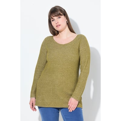 Pull en coton bio, encolure bateau ULLA POPKEN