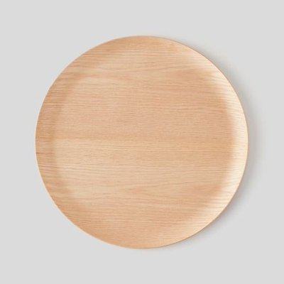 Plateau rond en bois MONOPRIX MAISON