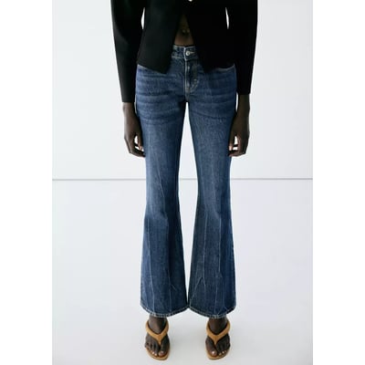 Jeans flare taille basse MANGO