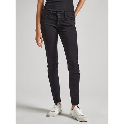 Джинсы зауженные с низкой посадкой PEPE JEANS