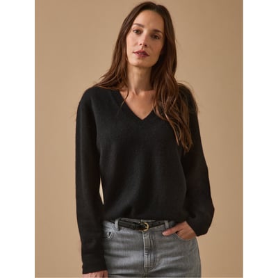 Pull col V  - Collection Cachemire CYRILLUS