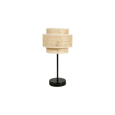 Lampe Abat-Jour 3 Niveaux Effet Rotin - Ostaria OSTARIA