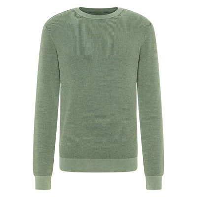 Pull coton col rond droit ELLIOT MUSTANG