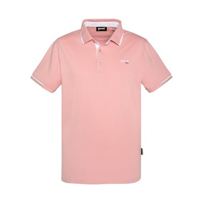 Devon Polo Shirt in Stretch Cotton Pique and Regular Fit SCHOTT