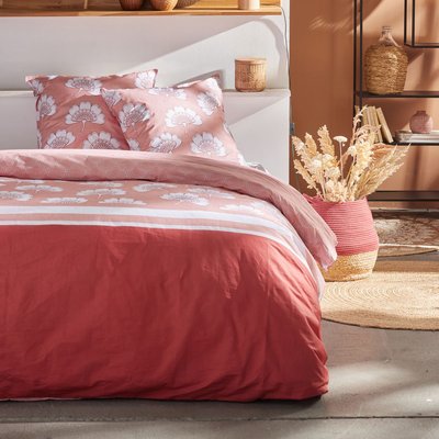 Parure de lit imprimé Floral Coton SUNSHINE CELESTE TODAY