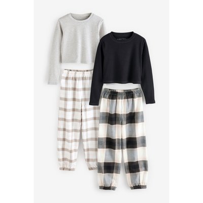 Pyjama en tissu aux carreaux, lot de 2 NEXT