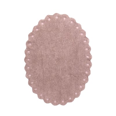 Tapis ovale en coton Pomme de pin COTTON WOODS LORENA CANALS