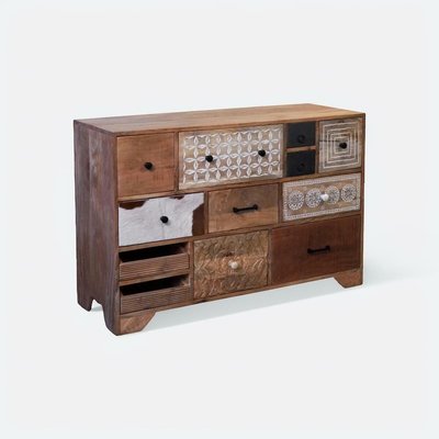 Комод для одежды из массива манго, 12 ящиков SO'HOME