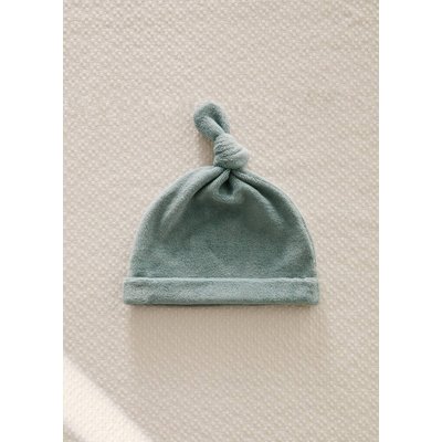 Bonnet en tissu éponge bouclette avec nœud MANGO HOME