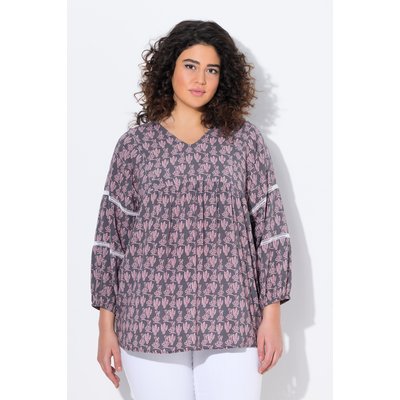 Chemisier, motif cactus, coupe évasée ULLA POPKEN