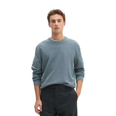 Pull-over regular en piqué de coton bio MARC O'POLO