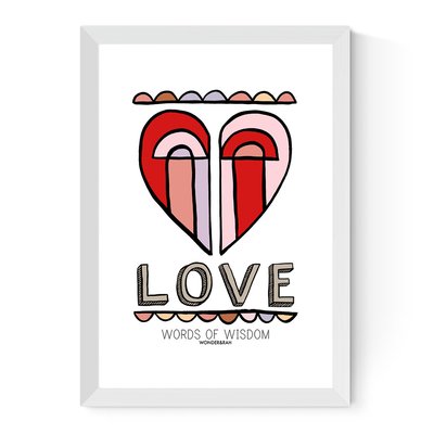 Love by Wonder and Rah Print EAST END PRINTS