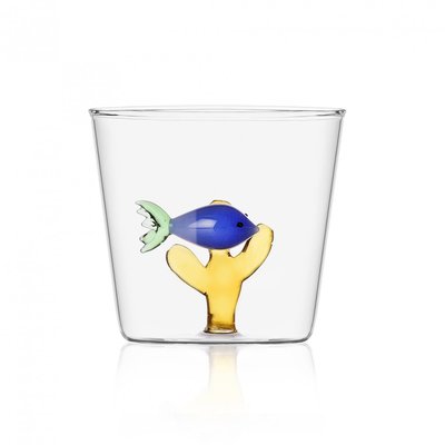 Verre Tumbler Poisson Bleu ICHENDORF