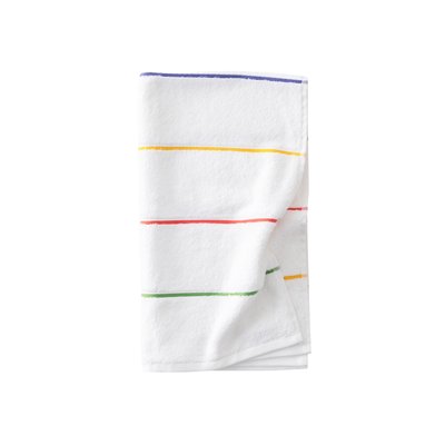 Drap de bain coton blanc ROSELLA CARRE BLANC