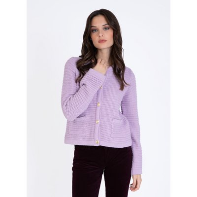 CARDIGAN en maille texturée VENI AN'GE