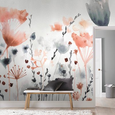 Papier peint panoramique Prairie Aquarelle ART FOR THE HOME