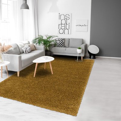 Tapis poils longs shaggy tissé motif uni UNI I UN AMOUR DE TAPIS