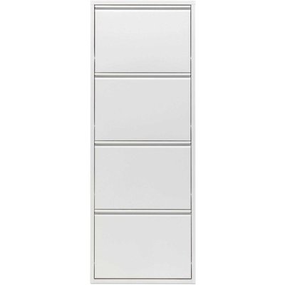 Meuble à chaussures en métal blanc Cabinet HANAH HOME