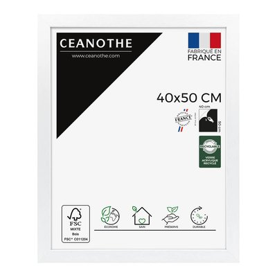 Cadre Photo 40x50 Cm Bois Reconstitué Fsc KARMA CEANOTHE