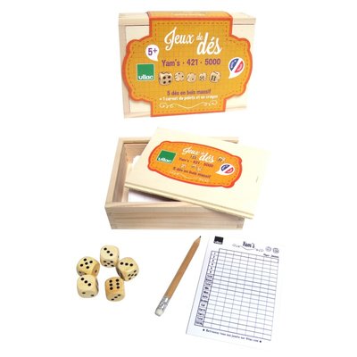 Yam's, jeu de dés VILAC