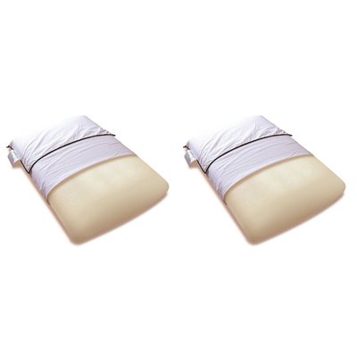 Oreiller mousse mémoire végétale (lot de 2) SOMEO