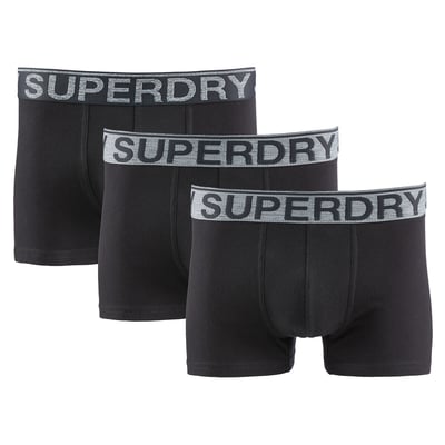 Lot de 3 boxers unis SUPERDRY