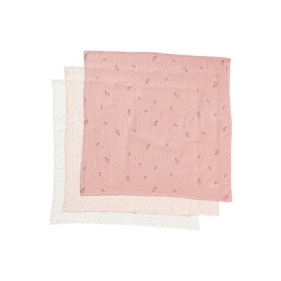 Lot de 3 langes en gaze de coton VERTBAUDET