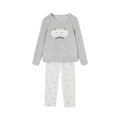 Pyjama en velours "masque de chat" VERTBAUDET